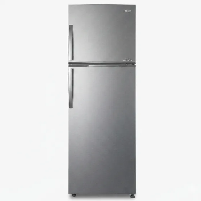 ثلاجة haier بابين 12 قدم نوفروست انفرتر - فضي HRF-355NS
