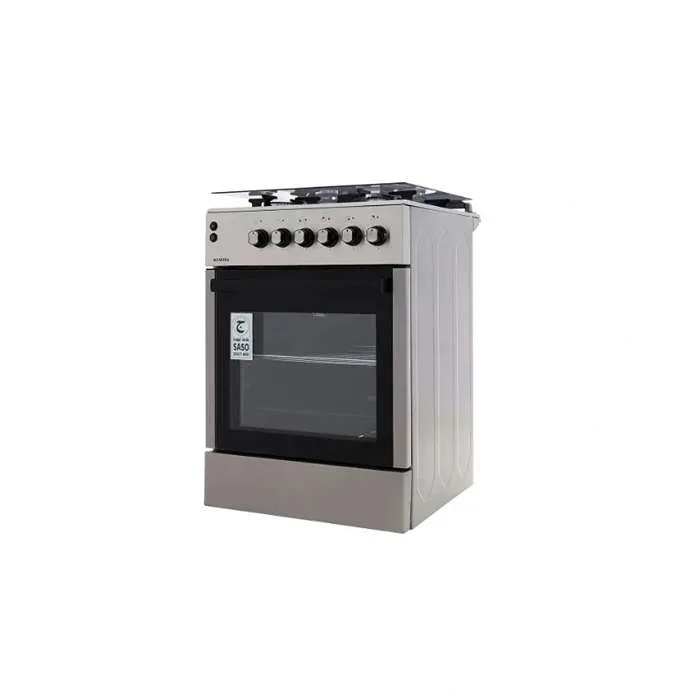 فرن كوميتل غاز 4 شعلات 57*57 سم أمان كامل - فضي LF66GG-40F